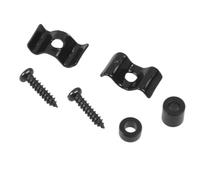 TOYANDONA 4sets Simple Lock String Buckles for Electric Guitar Stable Pressure Chord Button Device Screws Durable Black Accessories for Enhanced String Tension and Easy Installation