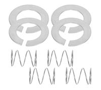 TOYANDONA 4sets Stainless Steel Mixer Springs and Washers Compatible with Kitchenaid Heavy-Duty Replacement Parts for Tilt-Head and Bowl-Lift Mixers Repair Kit for Home and Commercial Bakery