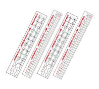 TOYANDONA 4sheets Guzheng Scale Stickers for Beginners Learning Decals for Practicing Notes Easy to Apply Removable and Design for Boys and Girls and Adults