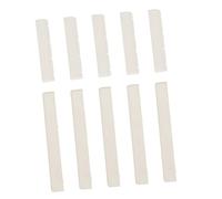 TOYANDONA 5-pair Ukulele Saddle and Nut Replacement Kit for 4-string Ukulele Premium Bridge Saddles and Nuts Set Accessory for String Repair and Maintenance