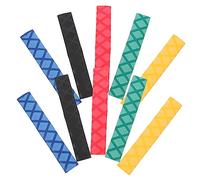 TOYANDONA 5 Pairs Drumstick Protectors Non-slip Sleeve Covers for Jazz Drumsticks Multi-color x Pattern Grip Caps Portable Anti-slip Handles for Percussion Instrument Accessories