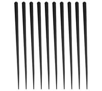 TOYANDONA 5 Pairs Hexagonal Pointed Sushi Chopsticks Set with Frosted Tips, Japanese Style Reusable Cooking Chopsticks for Household Ramen and Dining