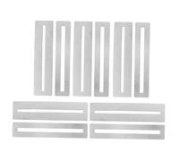TOYANDONA 5 Pairs Metal Guitar Fretboard Shield Pads Curved Fingerboard Protectors for Acoustic Bass Electric Guitars Luthier Polishing and Fret Maintenance Tools Beginner Friendly Design