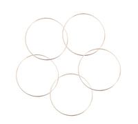 TOYANDONA 5 Pcs Dreamcatcher Accessories Metal Rings Round Welded DIY Craft Supplies for Handmade Mandalas Wall Hangings