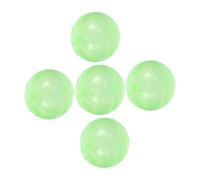 TOYANDONA 5 Pcs Hamster Running Balls Green Plastic Exercise Wheels for Small Animals Cage Accessories Mini Fitness for Dwarf Hamsters and Gerbils