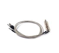 TOYANDONA 5 Pcs Piezo Pickup Rod Sticks Set for 3-string Acoustic Cigar Box Guitar, Passive Eq Pickup Bars with Piezo Wire, Compatible with Folk Guitar Accessories