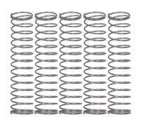 TOYANDONA 5 Pcs Silver Trumpet Button Springs Replacement Sturdy Trumpet Piston Springs Brass Instrument Accessories for Band and Orchestra Use