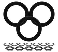 TOYANDONA 5 Sets Microphone Anti Roll Rings Mic Accessories Replacement Slip-resistant Silicone Rings for Wireless Handheld Microphones Suitable for Ktv Karaoke and Conference Use
