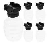 TOYANDONA 5 Sets Plastic Refill Beads Bottles: Small Plastic Containers for Organizing Beads - Refill Splatter Bottles Empty Reusable Containers With Adapter
