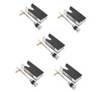 TOYANDONA 5 Sets Violin Bow Frog Replacement Accessory Metal Violin Bow Parts Screw Repair Musical Equipment