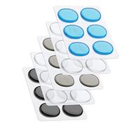 TOYANDONA 5 Sheets Drum Kit Mute Pads Silicone Drum Dampener Gel Pads Reusable Overtone Reduction Assorted Colour Practice Silence Mat