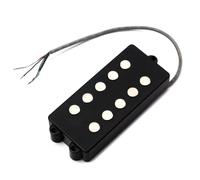 TOYANDONA 5 String Bass Pickup for Bass Guitar Metal Open Style Bridge Neck Pickup Medium Output and Rich Harmonics for Enhanced Sound