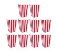 TOYANDONA 50 Pcs Popcorn Boxes, 4. 7" Tall Popcorn Containers Buckets, Classic Movie Night Snack Holdersfor Pop Corn Machine, Movie Night, Cinema, Carnival, Party, Concessions