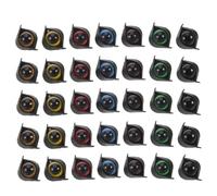 TOYANDONA 50 Sets Plastic Crochet Eyes Safety Eyes for Crafts Realistic Design Easy Installation Versatile Application 14mm for Toy Making and Crochet Projects Random Color