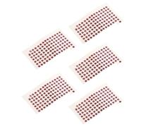 TOYANDONA 500pcs Artificial Lure Eyes Fish Eyes for Lure Making 5mm Red Epoxy Stick on Beads Realistic Appearance and Bait Saltwater Fishing