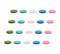 TOYANDONA 500pcs round Essential Oil Diffuser Pads for Aromatherapy Bracelet and Diffuser Necklace Replacement, High Density Fiber Cotton Unscented Refill Pads Suitable the Go Use