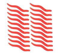 TOYANDONA 500pcs Simulated Soft Fishing Worm Lures Lifelike Silicone Artificial Earth Worm Baits for Freshwater Saltwater Trout Bass Natural Swimming Action and Smooth Underwater Motion