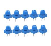 TOYANDONA 503 Top Adjustable Potentiometer Set of 10 Dark Blue Single Turn Variable Resistors for Breadboard Electronic Circuits Easy Installation Design