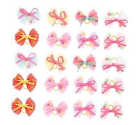 TOYANDONA 50pcs Adorable Pet Hair Bows Small Puppy Grooming Accessories for Dogs and Cats Charming for Festivals and Special Occasions
