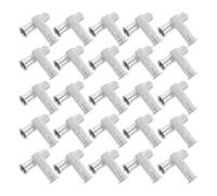 TOYANDONA 50pcs Aluminum Arrow Inserts for 6.2mm Id Carbon Arrows, Threaded Universal Compatibility with Archery Shaft Components, Quick Installation, for Target Practice and Archery Shaft