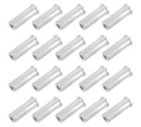 TOYANDONA 50pcs Aluminum Threaded Inserts for 7.6mm Carbon Arrow Shafts, Lightweight Strength and Quick Installation, Universal Archery Accessories for Shaft Building and Target Practice
