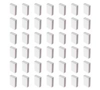 TOYANDONA 50Pcs Blank Match Containers with Double Sided Striker Small White Paper Slide-Top Match Boxes for Camping and Party Use