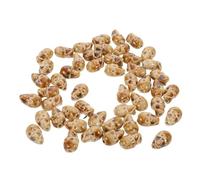 TOYANDONA 50pcs Ceramic Skull Spacer Beads Large Hole Handmade Porcelain Beads Punk Style Halloween Bracelet Charms for Festive Dressing Jewelry Making