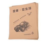 TOYANDONA 50pcs Disposable Paper Floor Mats Car Foot Mats Universal Design Waterproof Interior Protection for Car's Interior Suitable for Birthday Christmas Thanksgiving