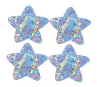TOYANDONA 50Pcs Glitter Star Adhesive Bandages Small Wound Care Patches Strong Adhesion Breathable Material for Adults