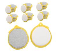 TOYANDONA 50pcs Heavy Duty Dual-Sided Kitchen Sponges for Washing Dishes and Pots Thick Reusable Scrub Sponge with Unique Structure for Household Cleaning and Dirt Resistance