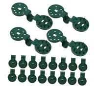 TOYANDONA 50pcs Heavy-Duty Shade Cloth Clips for Garden and Greenhouse Weather-Resistant Fasteners with Double Locking Design Secure Sunshade Nets and Plant Protection Outdoor Canopy Clamps