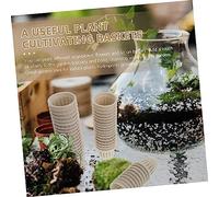TOYANDONA 50Pcs Hydroponic Plant Baskets Mesh Net Pots Root Control for Soilless Cultivation Garden Balcony Flower Nursery