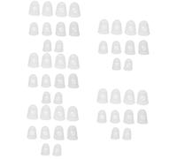 TOYANDONA 50pcs Kalimba Finger Protectors Silicone Thumb Covers Dry Hands Crochet Finger