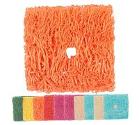 TOYANDONA 50pcs Natural Loofah Chewing for Small Animals Hamsters Rabbits Guinea Pigs Chinchillas Dental Care Molar Slices Pet Chew Treats to Protect Furniture and Promote Random Color