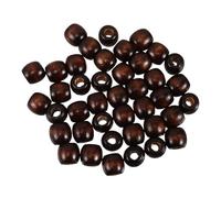 TOYANDONA 50pcs Natural Wood Abacus Beads for Jewelry Making Polished Wooden Spacer Beads for Bracelets and Necklaces for DIY Accessories