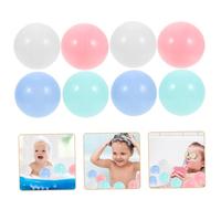 TOYANDONA 50pcs Ocean Balls Educational Plastic Play Balls for Bright Colors Safe Smooth Surface for Playhouses Sensory and Cooperative Learning Games Random Color