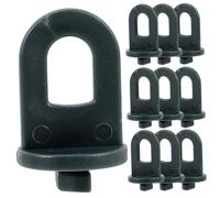TOYANDONA 50pcs Plastic Greenhouse Hooks Plant Flower Hanger Clips for Hanging Pots Shade Nets and Pillars Plant Fixing Clips for Garden Orchard and Outdoor Use