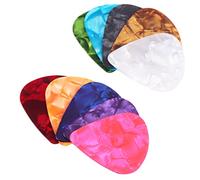 TOYANDONA 50pcs Pvc Guitar Picks Set Durable Thumb Plectrums for Guitar Bass and Ukulele Ultra-thin Design for Comfortable Playing Lightweight and Portable Music Accessories