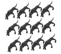 TOYANDONA 50Pcs Realistic Dog Figurines Vivid Simulation Police Dog Models for Role Playing Sand Table Therapy Imaginative Play Enhance Cognitive Skills and Social Interaction