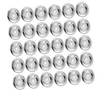 TOYANDONA 50pcs Stainless Steel Tambourine Bells Drum Cymbal Accessories Jingle Bell Ring Tambourine Effect Music Instrument Drum Accessories Wear-resistant Enhanced Sound Quality