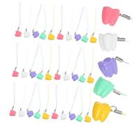 TOYANDONA 50pcs Tooth Storage Boxes with Secure Closure Plastic Tooth Saver Keepsake Organizer for Boys and Multi-Color for Cherished Memories and Party Favor Fillers