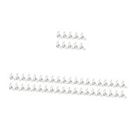 TOYANDONA 50pcs Trumpet Key Draining Springs Replacement Silver Material for All Trumpet Models Professional Accessories for Musicians