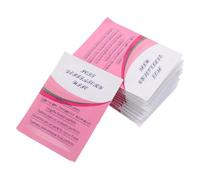 TOYANDONA 50pcs Waxing Cleaning Pads for Post Waxing Cleaning Skin Safe Formula with Glycerin and Non-woven Fabrics Portable after Wax Wipes for Thorough for Travel and Sensitive Skin