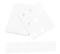 TOYANDONA 50pcs White Hole Reinforcers for Binders Self-Adhesive Sticky Dot Labels Multipurpose Repositionable Reinforcement Stickers for Loose Leaf Paper Office School Use