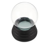 TOYANDONA 55mm Glass Snow Globe with Thickened Resin Screw Base DIY Snow Globe Kit for Holiday Crafting and Christmas Decorations for Miniature Scenes