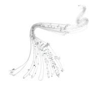 TOYANDONA 5pcs Adjustable Boho Body Chain Jewelry for Women Sparkly Rhinestone Waist Chain Belt with Fringe and Sequin Details for Summer Events Night Club Looks