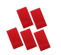 TOYANDONA 5pcs Adjustable Captain Armbands for Youth Soccer Football Elastic Bands with Blank Space for Team Identity and Role Identification Red