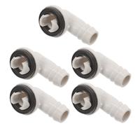 TOYANDONA 5pcs Air Conditioner Drain Hose Connector for Split Units, Beige Abs Material with Easy to Use Design, Prevents Water Leakage, for Window Air Conditioning Unit Accessories