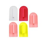 TOYANDONA 5pcs Cake Cream Spreader Set with Handle Pp Cake Surface Smoothing Scraper for Baking and Decorating Suitable for Buttercream and Frosting Random Color