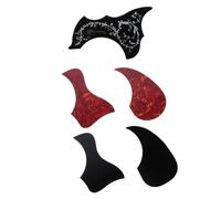 TOYANDONA 5Pcs Celluloid Guitar Pickguards Anti-scratching Impact Protection Plates for Acoustic Guitar and Ukulele Easy to Install Flower and Bird Pattern Convenient Storage Protective Boards